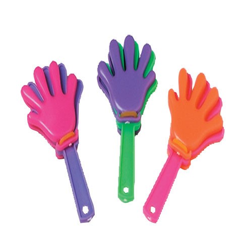 Mini Hand Clappers<br>3"-36 piece(s)